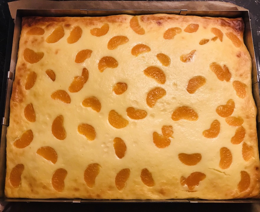 Quark - Mandarinen - Blechkuchen von sonne06 | Chefkoch.de