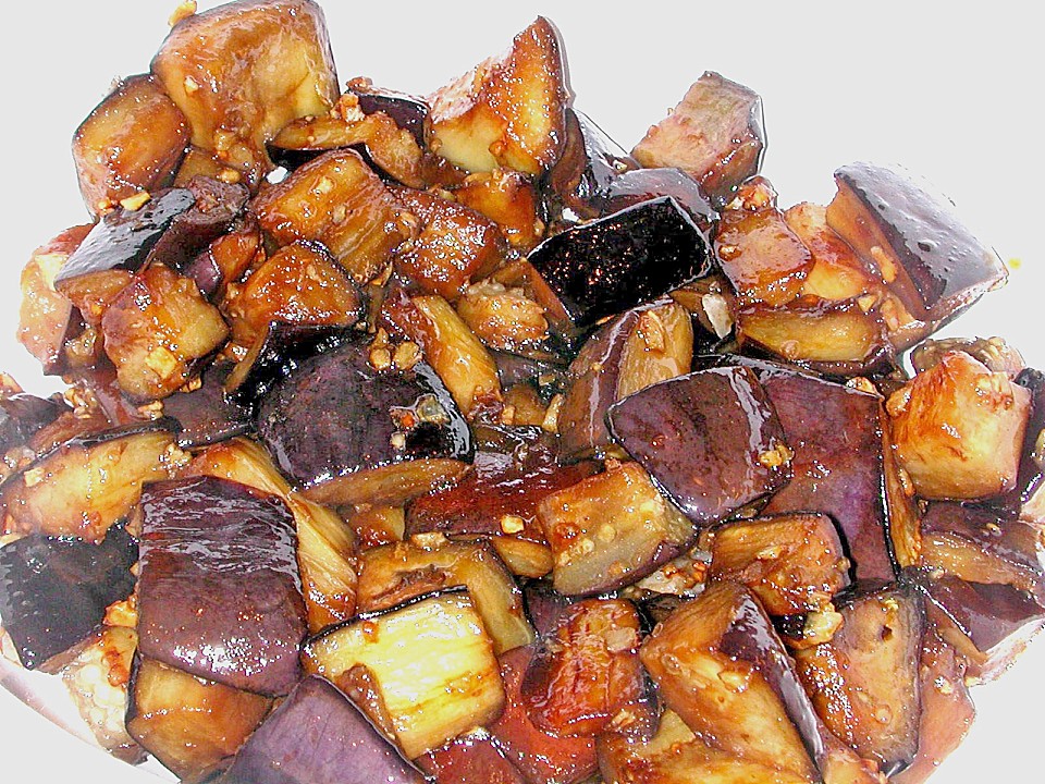 Süße Auberginen mit Knoblauch von feuervogel | Chefkoch.de