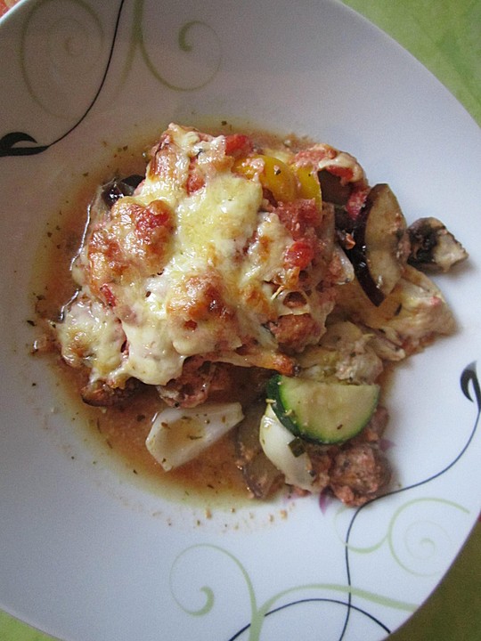 Zucchini - Auflauf mit Käse überbacken von juttaxx | Chefkoch.de