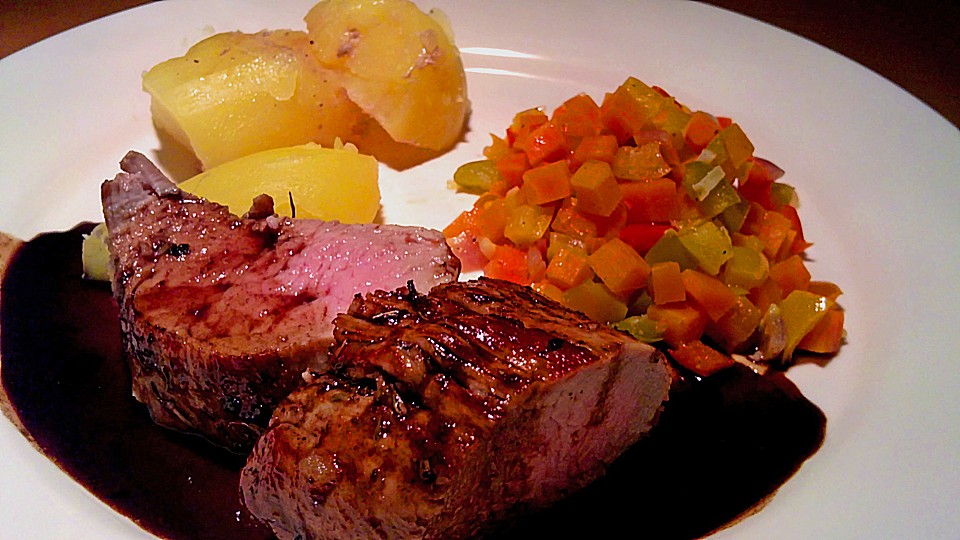 Alberto's Lammfilet Mit Balsamico - Honigsauce Von Caralb | Chefkoch.de