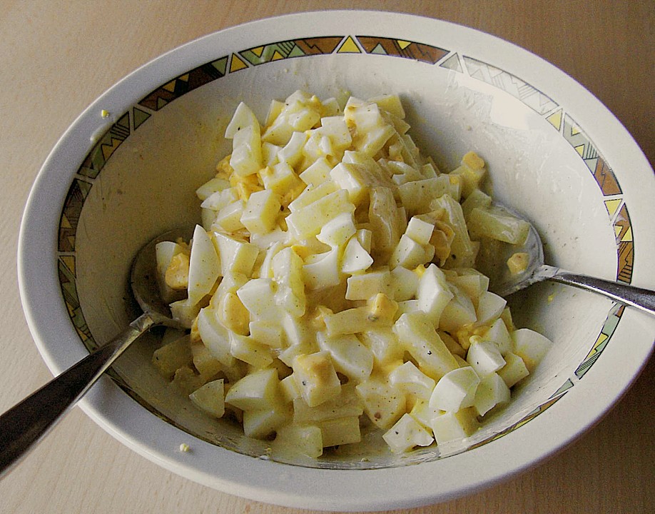 Eiersalat mit Käse und Ananas von tarragon | Chefkoch.de