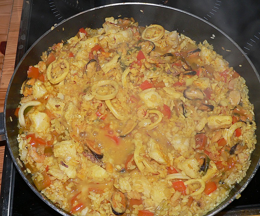 Meeresfrüchte - Paella von alina1st | Chefkoch.de