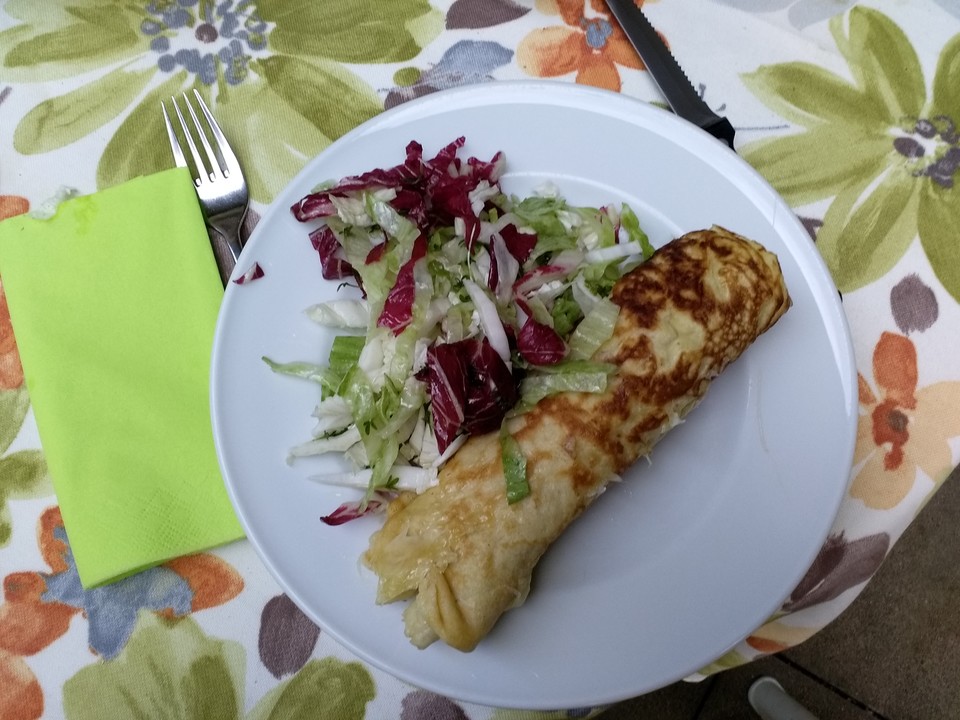 Gefüllte Pfannkuchen mit Hackfleisch von miouw | Chefkoch.de