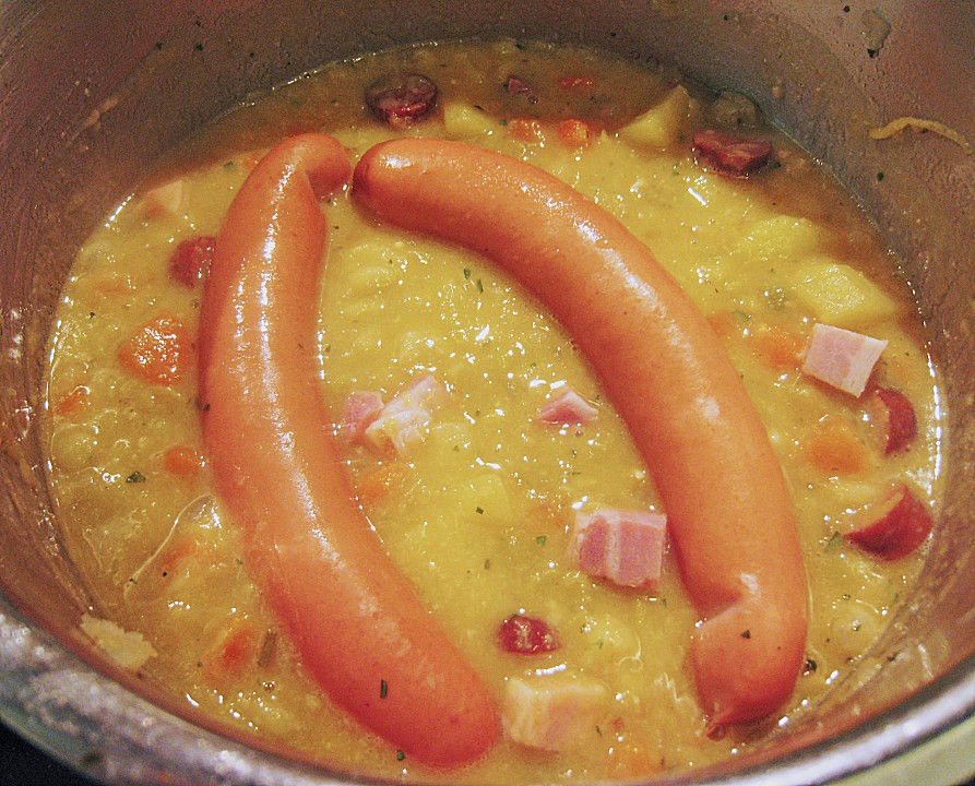 Erbsensuppe mit Würstchen von acigrand | Chefkoch.de