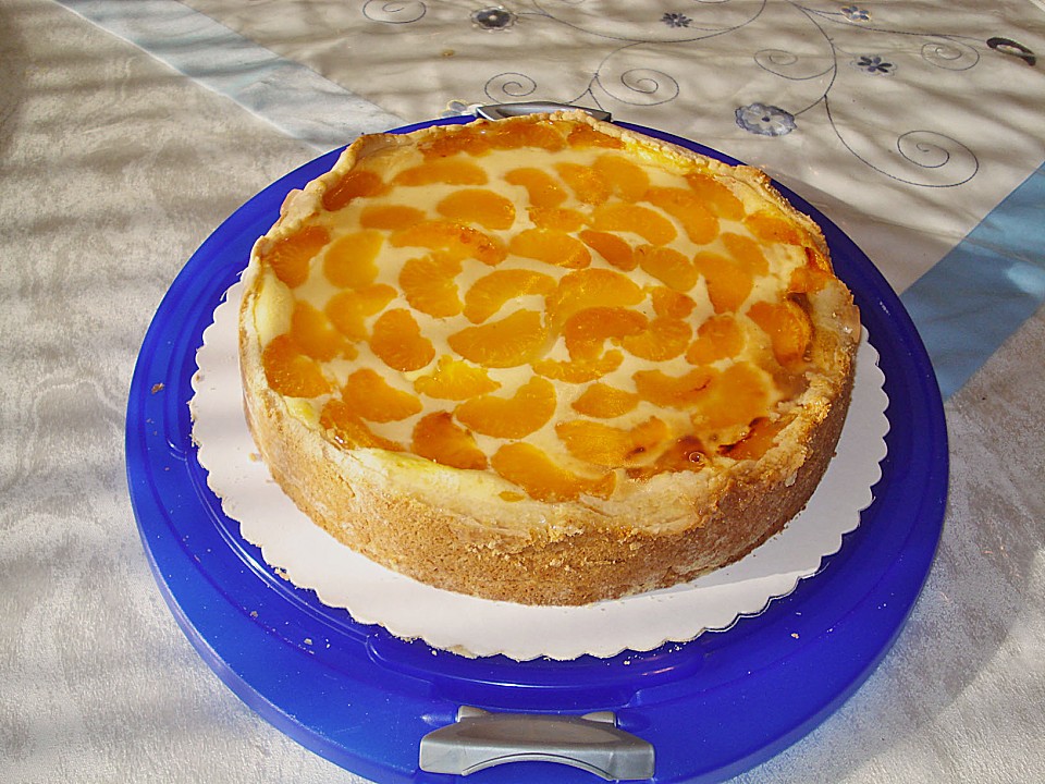 Käsekuchen mit Mandarinen von simone2 | Chefkoch.de