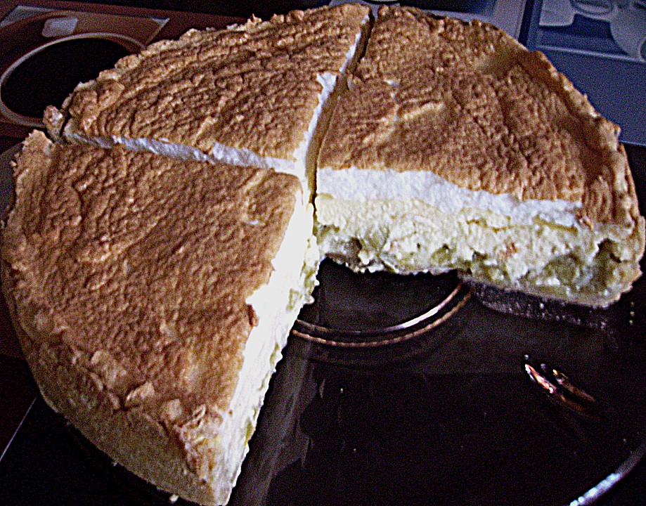 Rhabarber - Käsetorte mit Baiser von alina1st | Chefkoch.de
