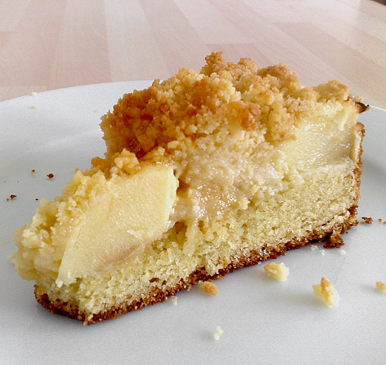 Marzipan - Apfelkuchen mit Streuseln von alina1st | Chefkoch.de