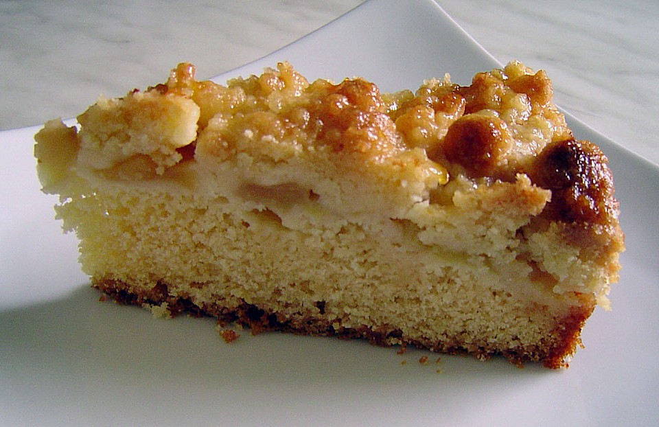 Marzipan - Apfelkuchen mit Streuseln von alina1st | Chefkoch.de