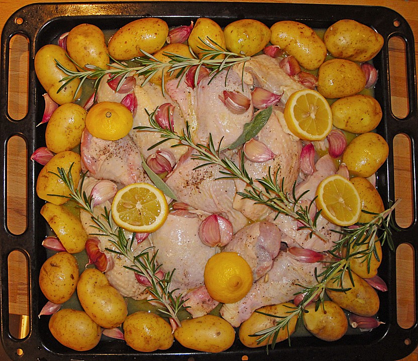 Griechisches Knoblauchhuhn von Pusteblume2 | Chefkoch.de