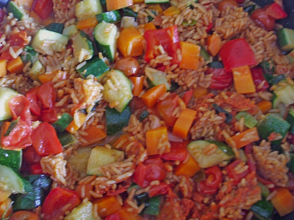 Gemüsepfanne mit Reis von BrunckAn | Chefkoch.de