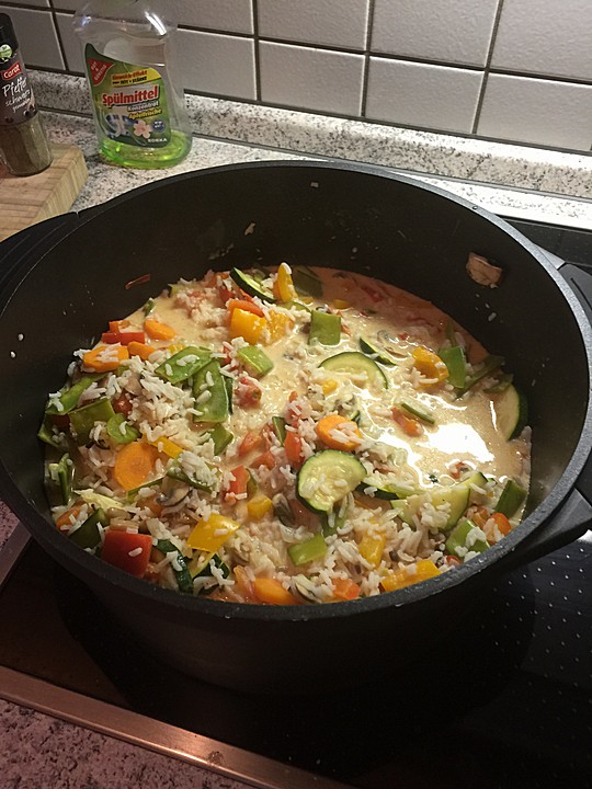 Gemüsepfanne mit Reis von BrunckAn | Chefkoch.de