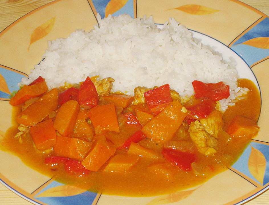 Würziger Eintopf mit Kürbis und Huhn von martina_rosanna | Chefkoch.de