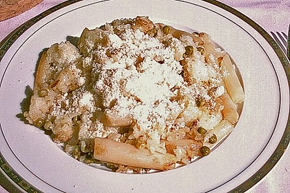 Spargelrisotto mit Erbsen 9