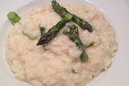 Spargelrisotto mit Erbsen 5