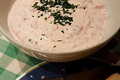 Radieschen - Quark - Dip 5