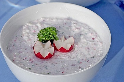 Radieschen - Quark - Dip