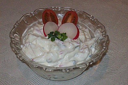 Radieschen - Quark - Dip 2