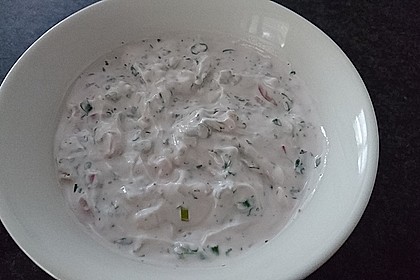 Radieschen - Quark - Dip 3