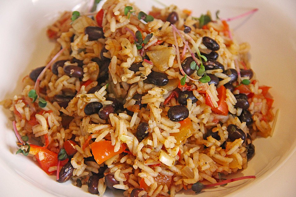 Reis mit schwarzen Bohnen von Tanny07 | Chefkoch.de