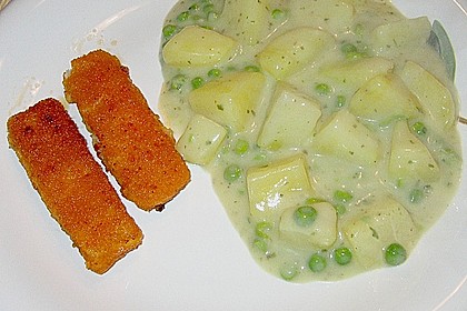 Erbsen - Kartoffel - Gemüse in Dillsahne 6