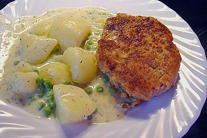 Erbsen - Kartoffel - Gemüse in Dillsahne 8