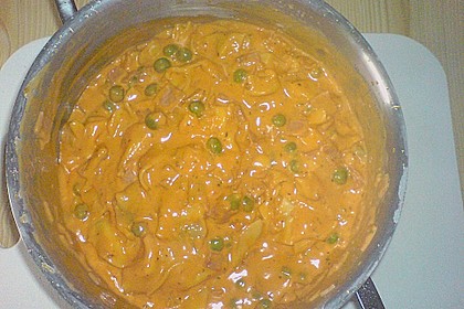 Tortellini in Schinken - Sahnesauce mit Erbsen 15