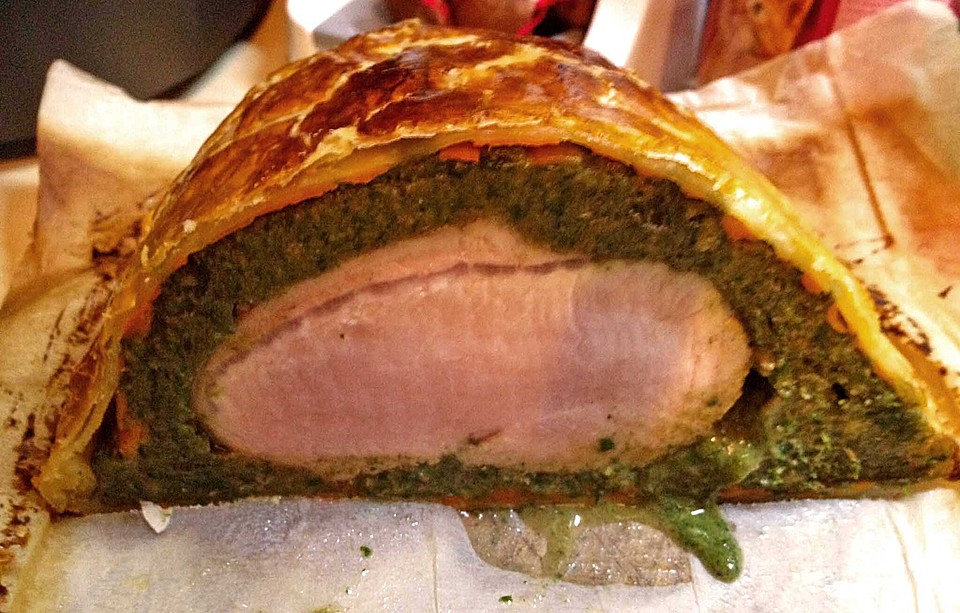 Rezept Schweinefilet Im Blätterteig Mit Spinat