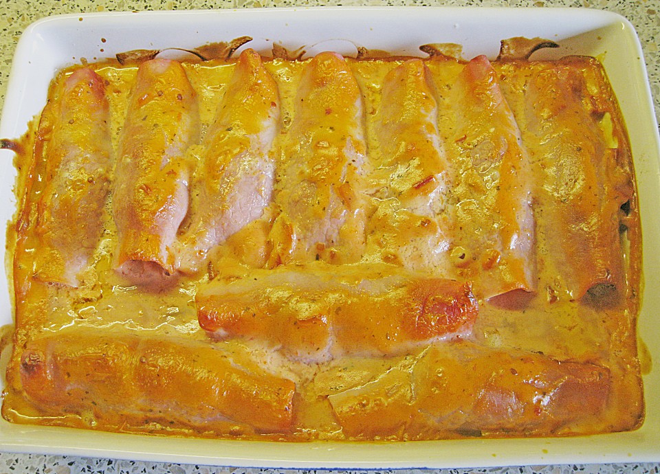 Gefüllte Schinkenröllchen von Flankengott | Chefkoch.de