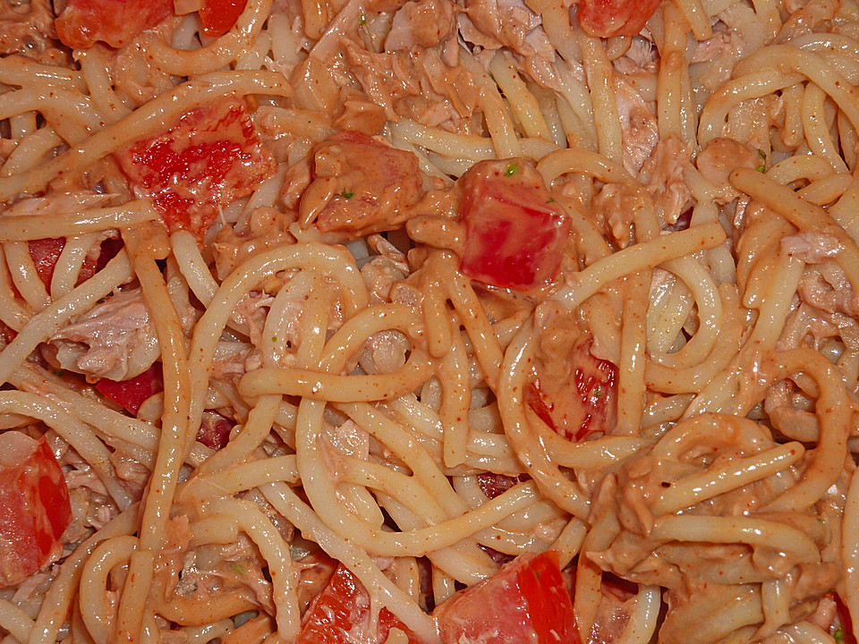 Spaghetti - Thunfisch - Salat von *Kristina* | Chefkoch.de