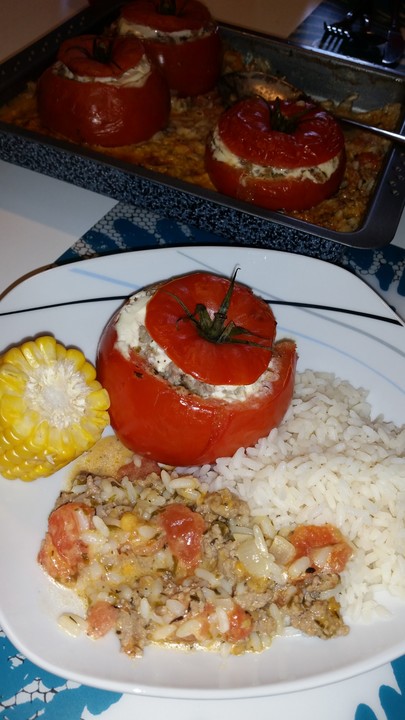 Gefüllte Tomaten mit Hackfleisch von Xilef | Chefkoch.de