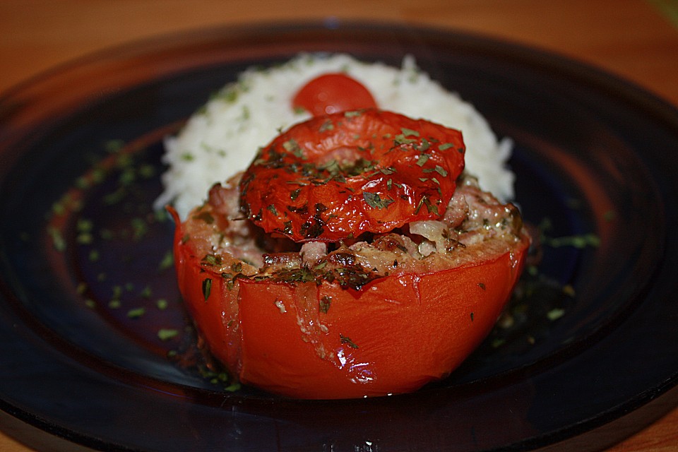 Gefüllte Tomaten mit Hackfleisch von Xilef | Chefkoch.de