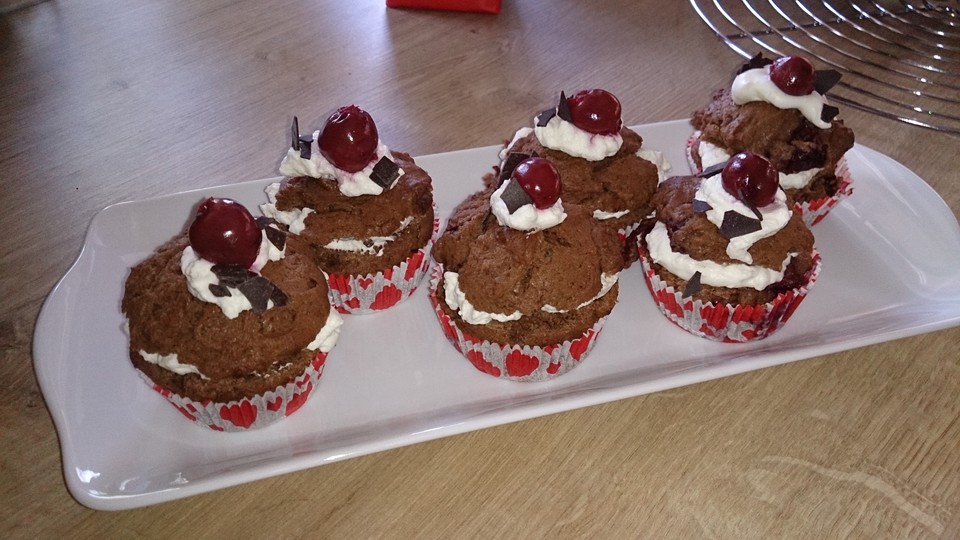 Schwarzwälder - Kirsch - Muffins von Wanda | Chefkoch.de