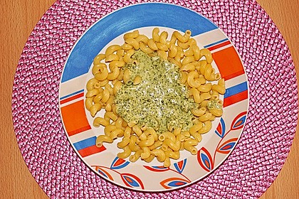 Spaghetti mit Spinatsauce 12