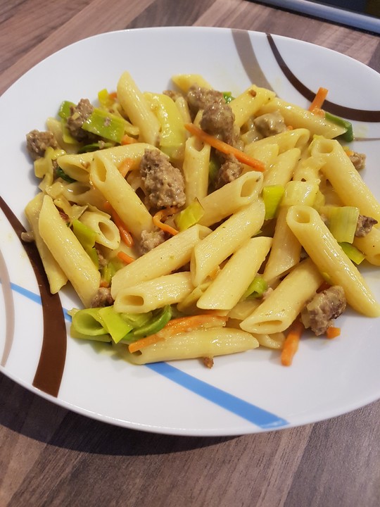 Curryrahm - Nudeln mit Hackfleisch von (Daniela) | Chefkoch.de