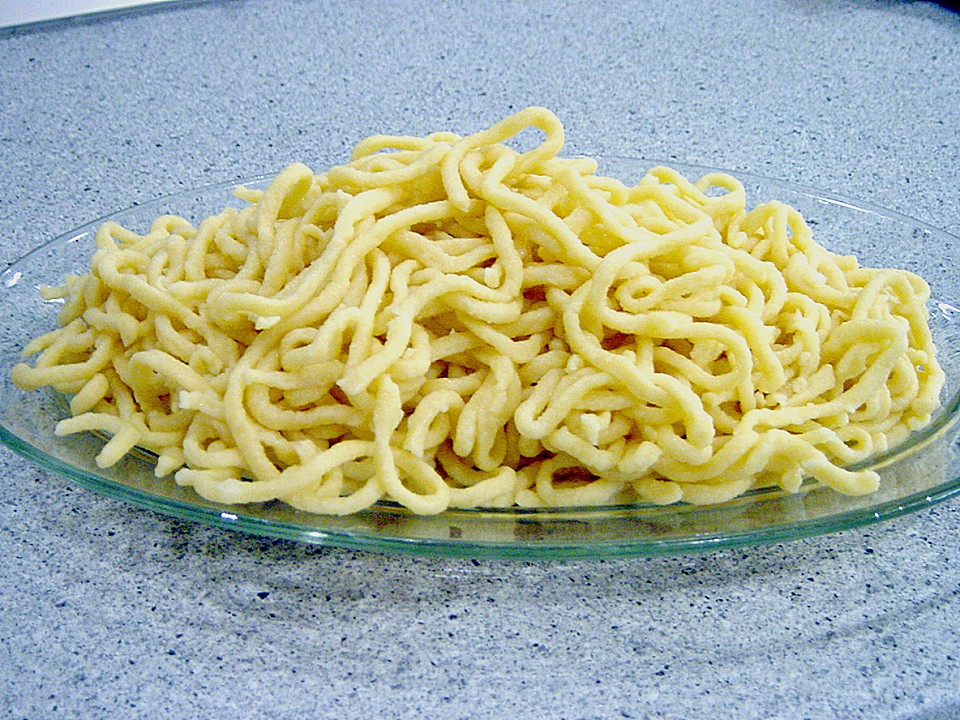 Selbstgemachte Spätzle