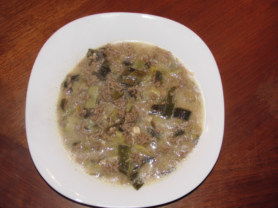 Käsesuppe mit Hackfleisch von utamartina | Chefkoch.de