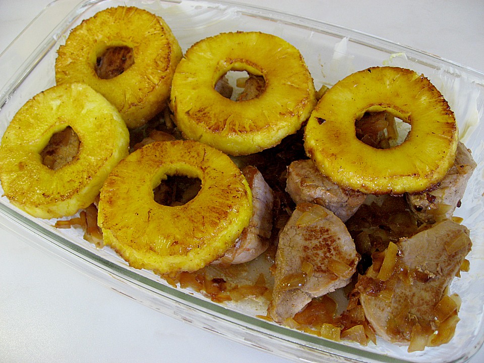 Schweinefilet &amp; Ananas in Currysahne von leckeressen | Chefkoch.de