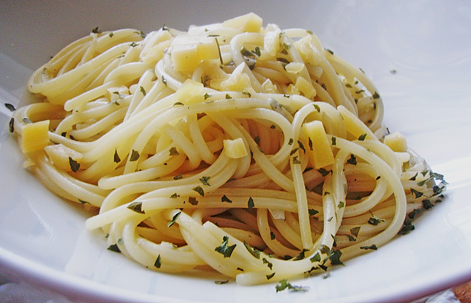 Spaghetti mit Zitronensauce von datvera | Chefkoch.de