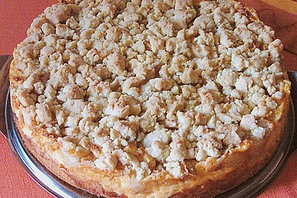 Apfel - Streuselkuchen mit Pudding 30