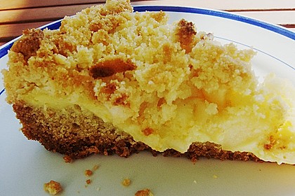 Apfel - Streuselkuchen mit Pudding 54