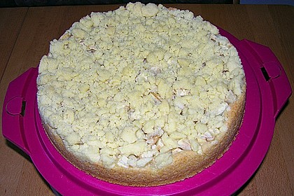 Apfel - Streuselkuchen mit Pudding 37