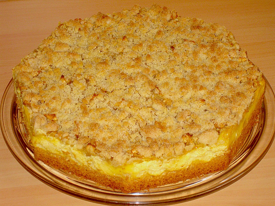 Apfel - Streuselkuchen mit Pudding von Lari | Chefkoch.de