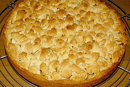 Apfel - Streuselkuchen mit Pudding 29