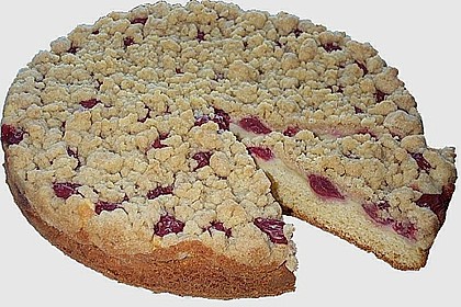 Apfel - Streuselkuchen mit Pudding 50