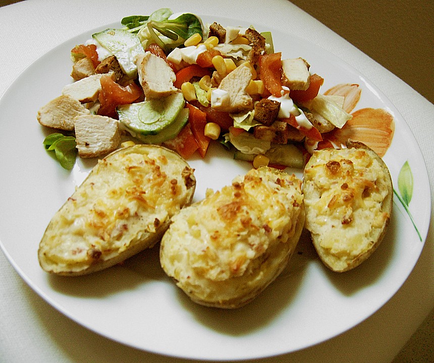 Lecker gefüllte Ofenkartoffeln von alina1st | Chefkoch.de