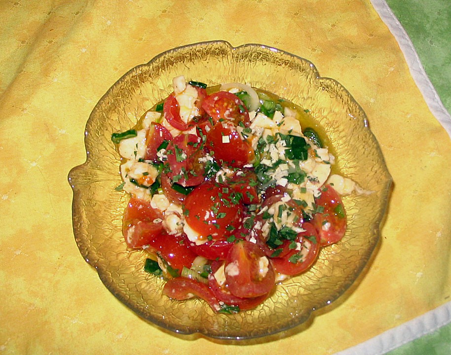 Mozzarella - Kirschtomaten - Salat von ulkig | Chefkoch.de