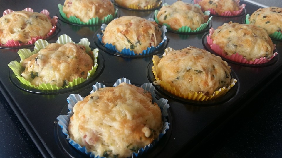 Herzhafte Schinken-Käse-Muffins von Bezwinger | Chefkoch.de