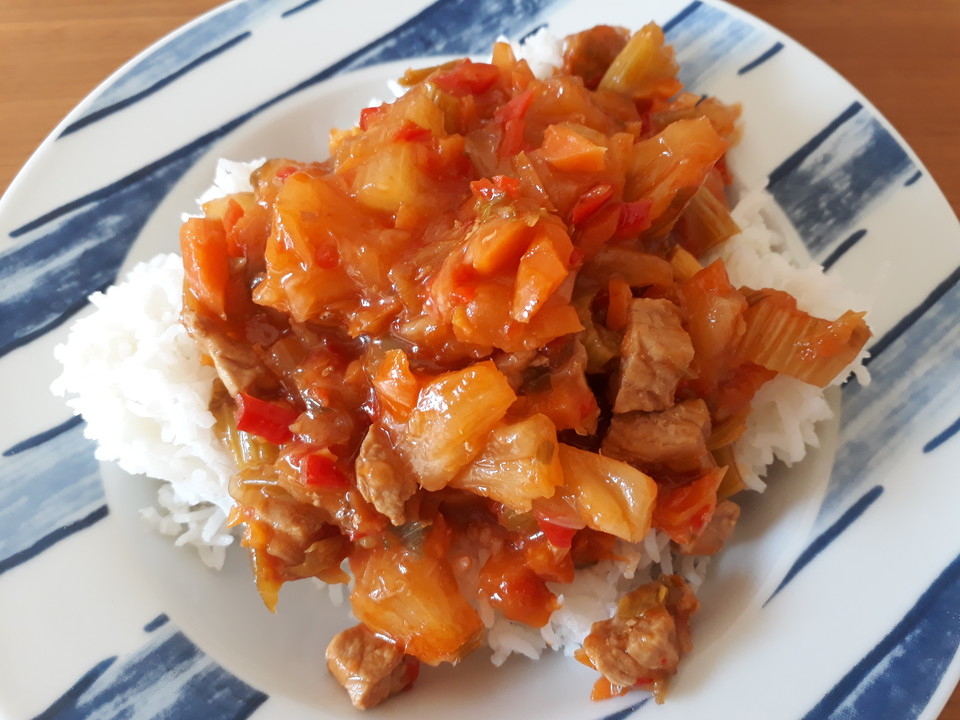Schweinefleisch süß - sauer von anette | Chefkoch.de