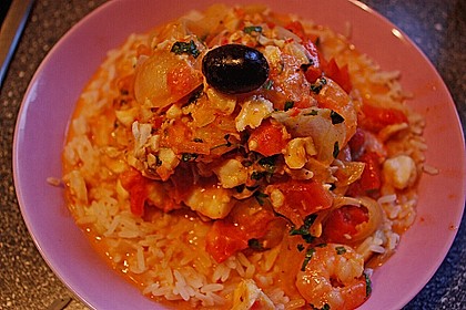 Brasilianische Fischpfanne mit Reis 15