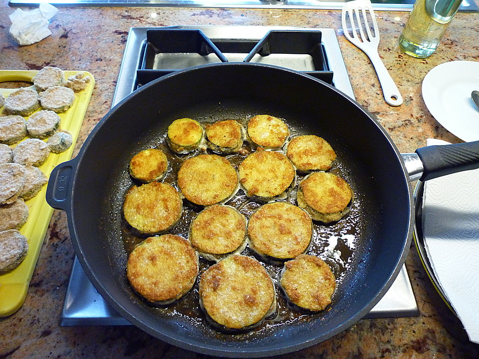 Melitzanes Tiganites - gebratene Auberginen von alina1st | Chefkoch.de